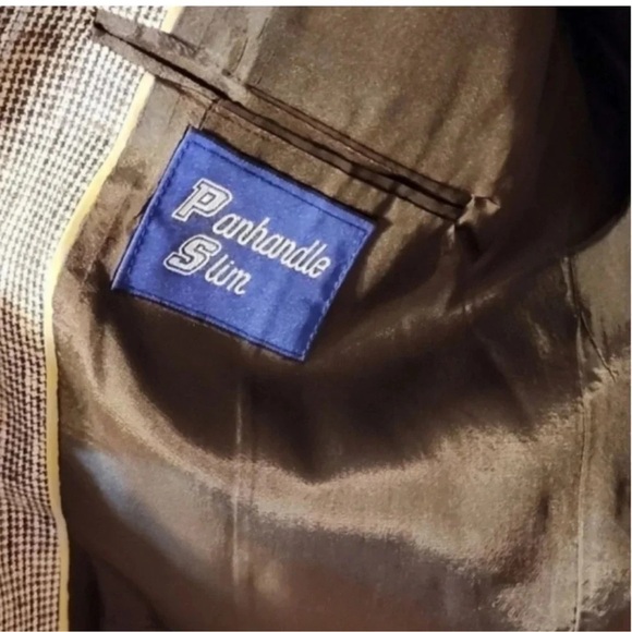 Vintage Panhandle Slim Sport coat Cowboy Western size 46R linen silk blend tweed - Picture 7 of 8